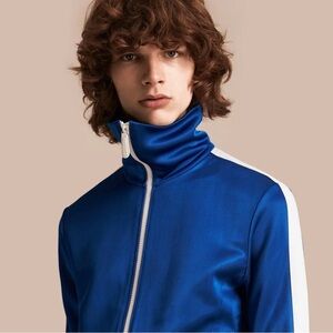 Burberry - Striped Track Jacket - Blue